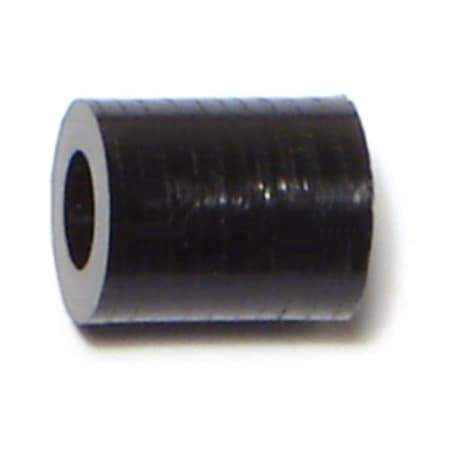 Midwest Fastener Round Spacer, Nylon, 10 mm Overall Lg, 4.3 mm Inside Dia, 25 PK 72882